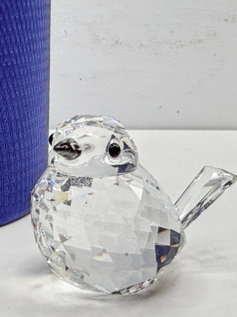 Swarovski Feathered Beauties Wren Crystal Bird Edith Mair Box Vintage S360